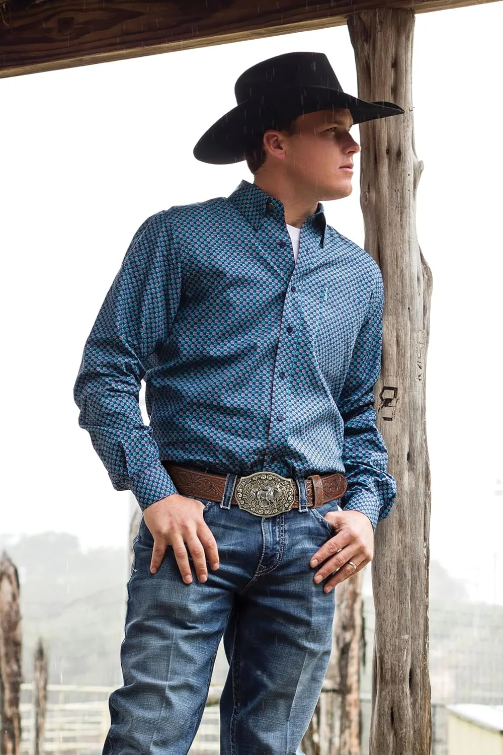 SANSTHS Cowboy Belts for Men Women Western Buckle Belt Cowboy Cowgirl Embossed Leather Belt for Jeans Christmas Gifts Belt